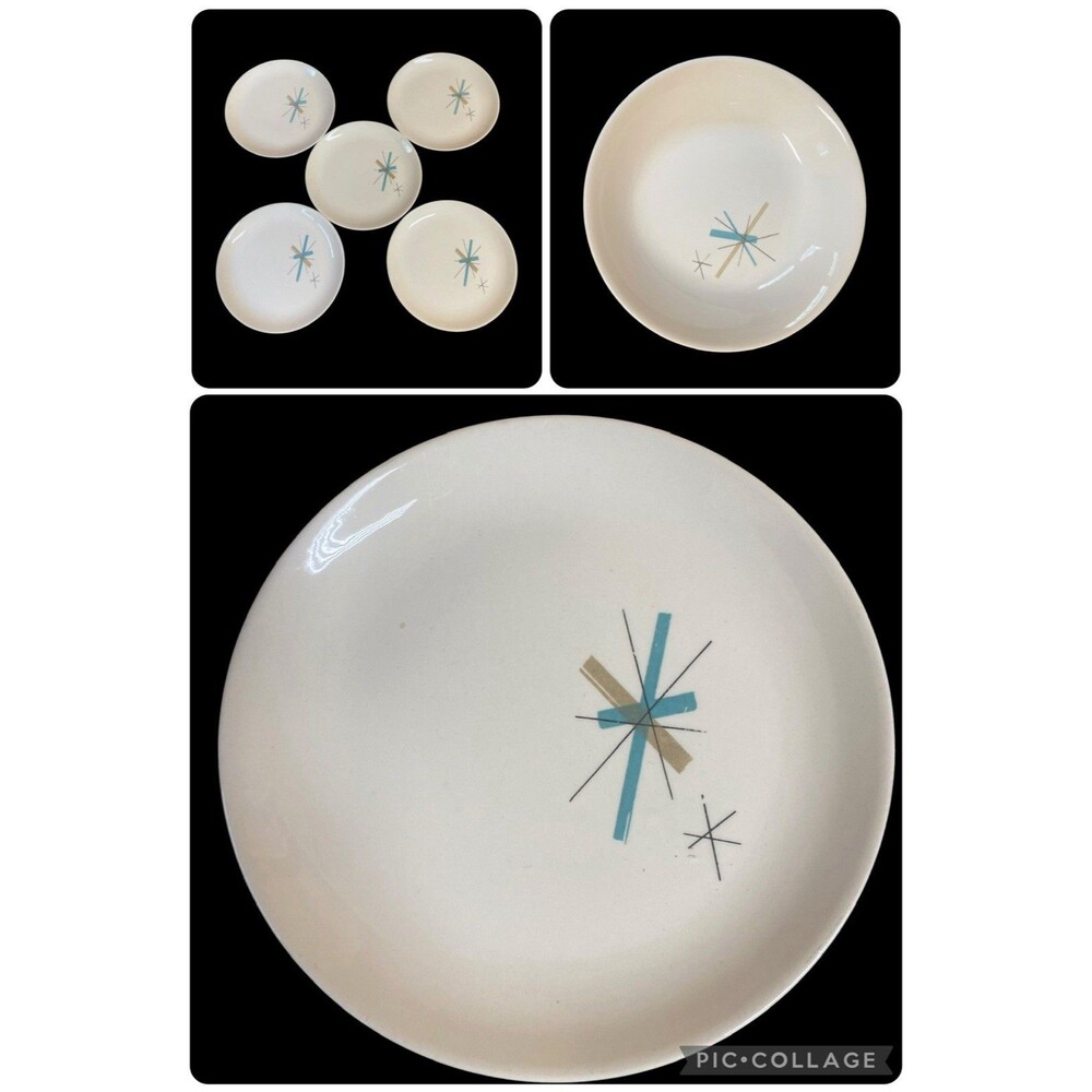 Vtg MCM North Star Plates by Salem China Made in the USA